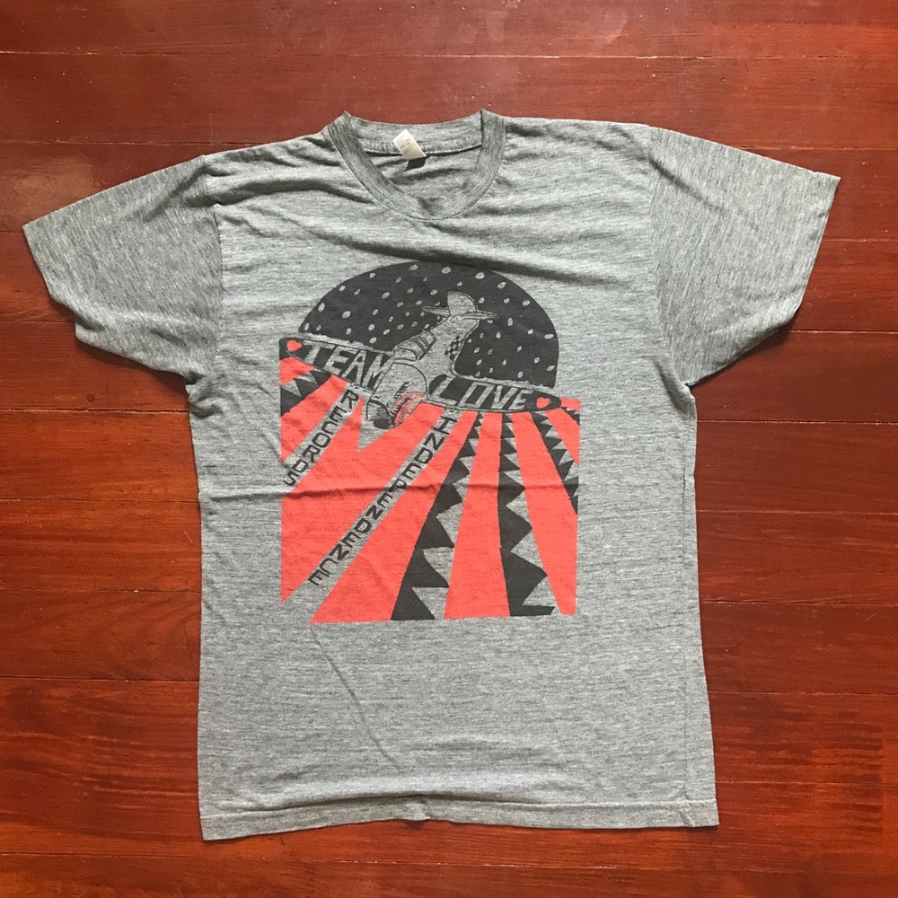 SADDLE CREEK TEAM LOVE INDEPENDENT RECORDS T SHIRT